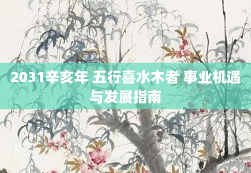 2031辛亥年 五行喜水木者 事业机遇与发展指南