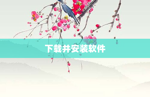 下载并安装软件